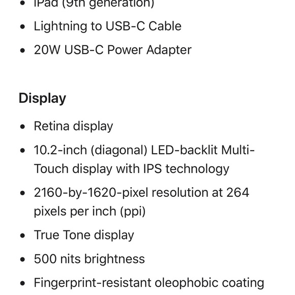 iPad (9th Generation) Wi-Fi, 64GB Space Gray. New in box! - Picture 5 of 6